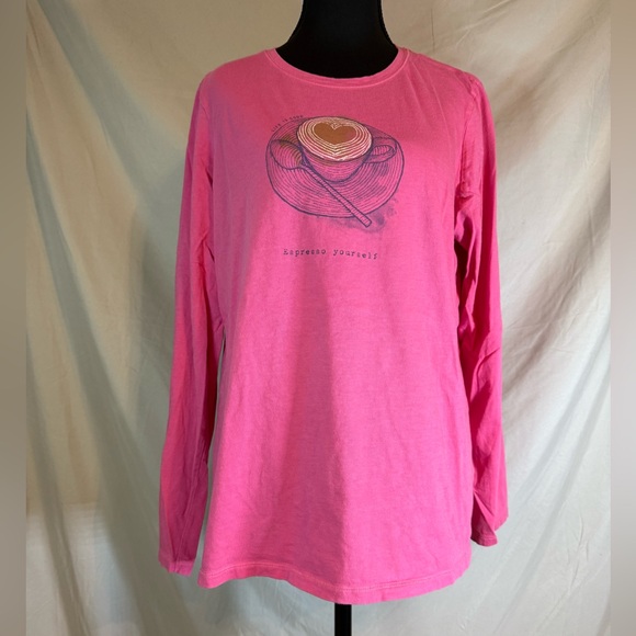 Life Is Good Tops - Life is Good “Espresso Yourself” Long Sleeve Tee ☕💗
✨